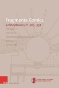 Cover: FrC 10.6 Aristophanes Eirene II - Lemniai (fr. 305-391) - Vandenhoeck & Ruprecht