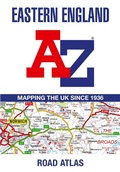 Cover: Eastern England A-Z Road Atlas - HarperCollins
