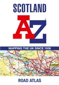 Cover: Scotland A-Z Road Atlas - HarperCollins