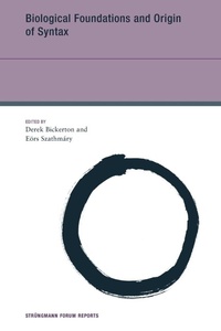 Enlarge image Cover: Biological Foundations and Origin of Syntax - MIT Press