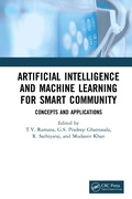 Cover: Artificial Intelligence and Machine Learning for Smart Community - Taylor & Francis