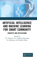 Cover: Artificial Intelligence and Machine Learning for Smart Community - CRC Press