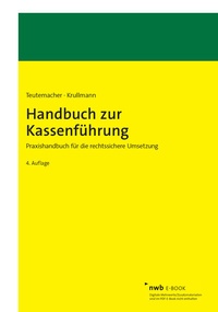 Abbildung von: Handbuch zur Kassenführung - NWB