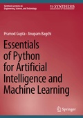 Cover: Essentials of Python for Artificial Intelligence and Machine Learning - Springer