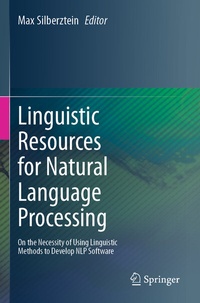 Abbildung von: Linguistic Resources for Natural Language Processing - Springer