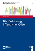 Cover: Die Verfassung &ouml;ffentlicher G&uuml;ter - Nomos
