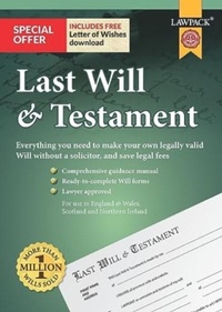 Abbildung von: Last Will & Testament Kit - Lawpack Publishing Ltd