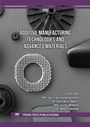 Cover: Additive Manufacturing Technologies and Advanced Materials - Trans Tech Publications Ltd