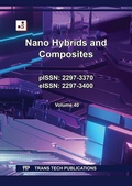 Cover: Nano Hybrids and Composites Vol. 40 - Trans Tech Publications Ltd