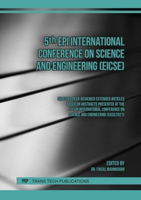 Enlarge image Cover: 5th EPI International Conference on Science and Engineering (EICSE) - Trans Tech Publications Ltd