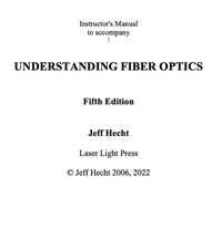 Enlarge image Cover: Instructor's Guide 5th ed Understanding Fiber Optics - LaserLight Press