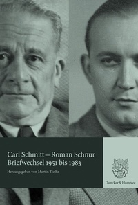 Abbildung von: Briefwechsel 1951 bis 1983. - Duncker & Humblot