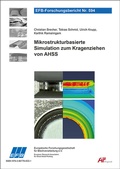 Cover: Mikrostrukturbasierte Simulation zum Kragenziehen von AHSS - Europ&auml;ische Forschungsgesellschaft f&uuml;r Blechverarbeitung e.V. (EFB)