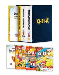 Abbildung von: Das O-Ei-A 3er Bundle 2024/25 - Die Jubiläumsausgabe! - O-Ei-A Figuren, O-Ei-A Spielzeug und O-Ei-A Spezial sowie das Buch "50 Jahre Überraschungs-Ei" - Feiler Verlag
