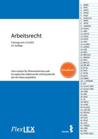 Abbildung von: FlexLex Arbeitsrecht WU | Studium - facultas / FlexLex