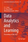 Cover: Data Analytics and Learning - Springer