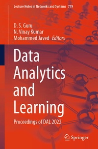 Enlarge image Cover: Data Analytics and Learning - Springer