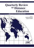 Cover: Quarterly Review of Distance Education Vol 23 Issue 4 - Information Age Publishing