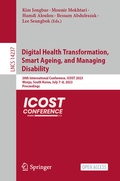 Cover: Digital Health Transformation, Smart Ageing, and Managing Disability - Springer