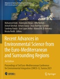 Cover: Recent Advances in Environmental Science from the Euro-Mediterranean and Surrounding Regions (3rd Edition) - Springer