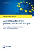 Cover: S&uuml;dtirols Autonomie gestern, heute und morgen - Nomos