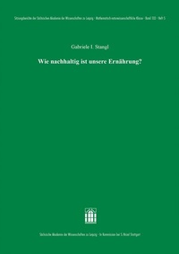 Abbildung von: Wie nachhaltig ist unsere Ernährung? - Hirzel