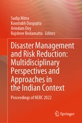 Cover: Disaster Management and Risk Reduction: Multidisciplinary Perspectives and Approaches in the Indian Context - Springer