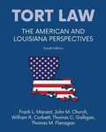 Cover: Tort law - The American and Louisiana Perspectives, Fourth Edition - Vandeplas Pub.