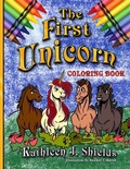 Cover: The First Unicorn - Coloring Book - Erin Go Bragh Publishing