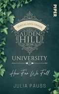 Cover: Auden Hill University - How Far We Fall - between pages by Piper
