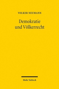 Abbildung von: Demokratie und Völkerrecht - Mohr Siebeck