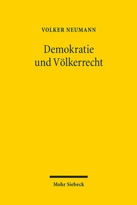 Abbildung von: Demokratie und Völkerrecht - Mohr Siebeck