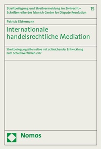 Abbildung von: Internationale handelsrechtliche Mediation - Nomos