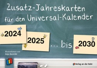 Abbildung von: Zusatz-Jahreskarten 2024 - 2030 für den Universal-Kalender - Verlag an der Ruhr