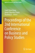 Cover: Proceedings of the 2nd International Conference on Business and Policy Studies - Springer