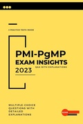 Cover: PMI-PgMP Exam Insights: Q&A with Explanations - SUJAN