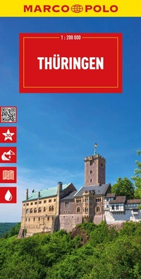 Abbildung von: MARCO POLO Reisekarte Deutschland 07 Thüringen 1:200.000 - MARCO POLO ein Imprint von MAIRDUMONT