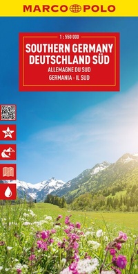 Abbildung von: MARCO POLO Reisekarte Deutschland Süd 1:550.000 - MARCO POLO ein Imprint von MAIRDUMONT