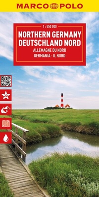 Abbildung von: MARCO POLO Reisekarte Deutschland Nord 1:550.000 - MARCO POLO ein Imprint von MAIRDUMONT