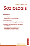 Cover: Soziologie 02/2024 - Campus Verlag Digital