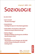 Cover: Soziologie 03/2024 - Campus Verlag Digital