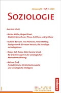Cover: Soziologie 01/2024 - Campus Verlag Digital