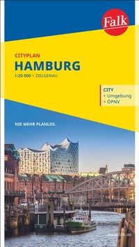 Abbildung von: Falk Cityplan Hamburg 1:22.500 - Falk ein Imprint von MAIRDUMONT