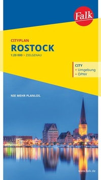 Enlarge image Cover: Falk Cityplan Rostock 1:21.000 - Falk ein Imprint von MAIRDUMONT