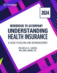 Enlarge image Cover: Student Workbook for Understanding Health Insurance: A Guide to Billing and Reimbursement - 2024 - Delmar Cengage Learning