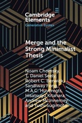 Cover: Merge and the Strong Minimalist Thesis - Cambridge University Press