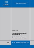 Cover: Hochschulkommunikation im Zeitalter der KI - Institut f. Hochschulforschung Wittenberg