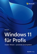 Cover: Windows 11 f&uuml;r Profis - dpunkt