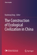 Cover: The Construction of Ecological Civilization in China - Springer