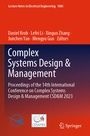 Cover: Complex Systems Design & Management - Springer